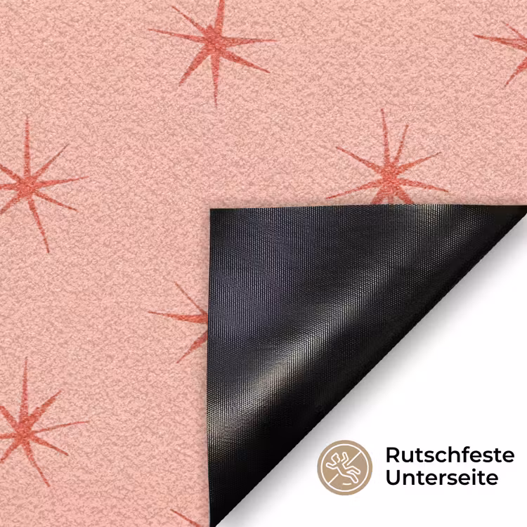 Sterretjes - Patroon - Oranje Deurmat klein 898 -antislip_DE