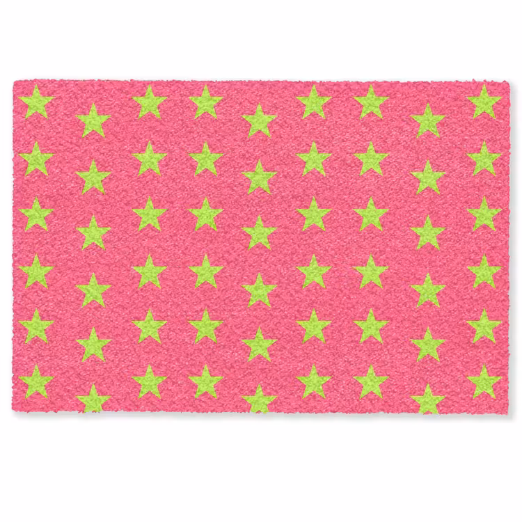 Sterren - Patroon - Roze Deurmat klein 898 -zkaufland3d