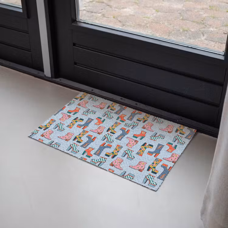 Laarzen - Patroon - Disco Deurmat klein 898 -sfeer2