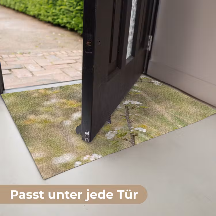 Putter - Bloesem - Lente - Natuur - Kleurrijk Deurmat klein -USP_DE
