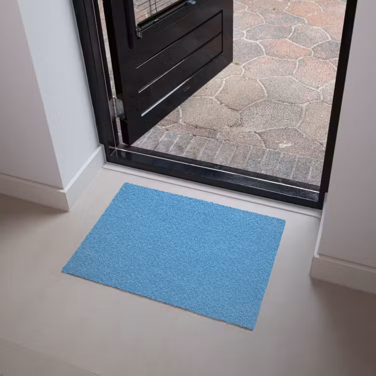 Steel - Blue - Blauw Deurmat klein 898 -sfeer5