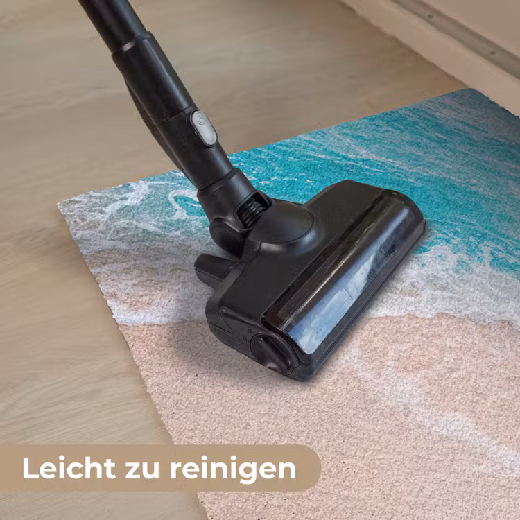 Strand - Zee - Golf - Natuur - Blauw Deurmat klein -reinigen_DE