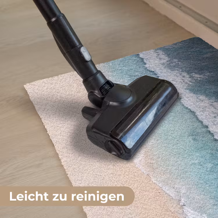 Strand - Zee - Golven - Natuur - Blauw Deurmat klein -reinigen_DE
