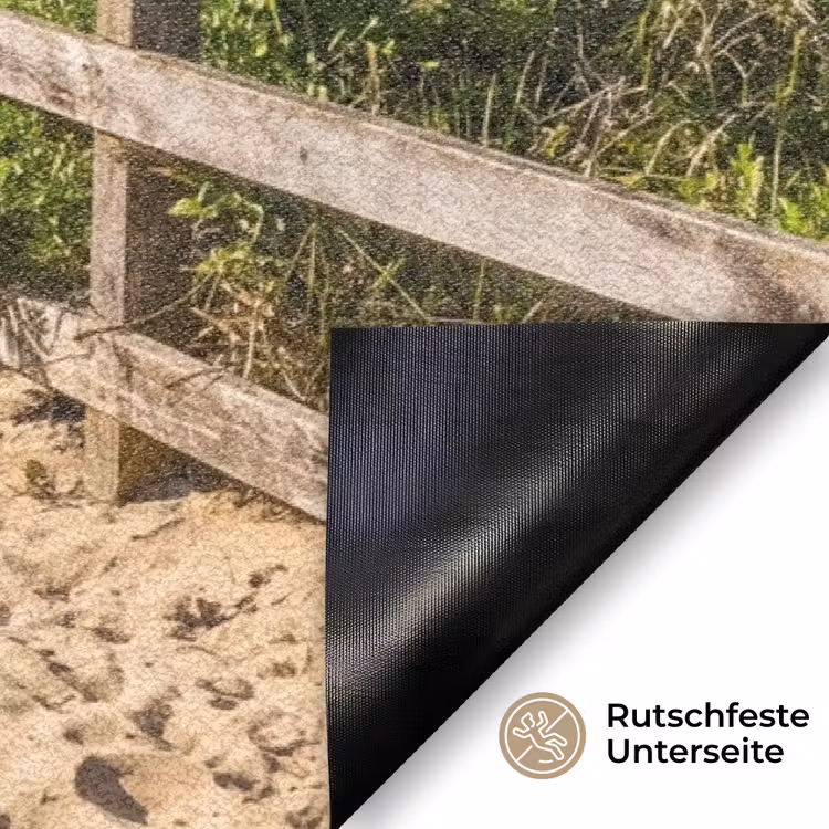 Strand - Zandpad - Oceaan - Natuur Deurmat klein -antislip_DE