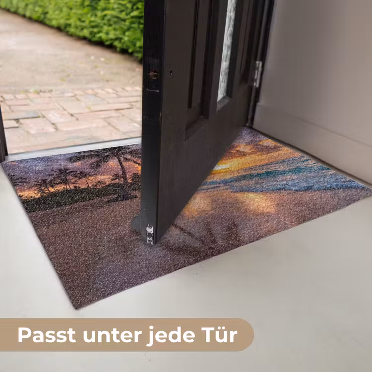 Strand - Zonsopgang - Tropisch - Natuur - Oranje Deurmat klein -USP_DE
