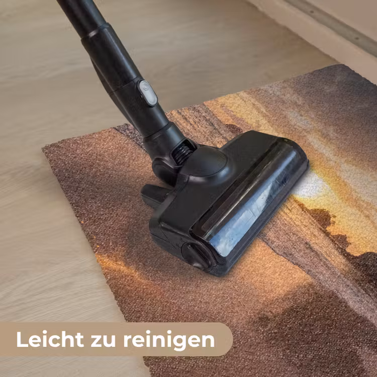 Strand - Zonsondergang - Natuur - Tropisch - Oranje Deurmat klein -reinigen_DE