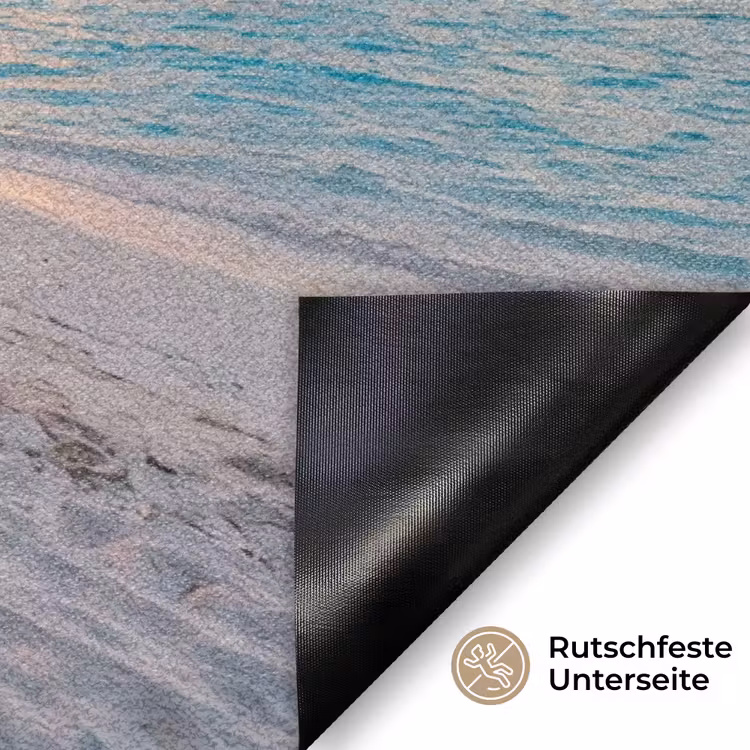 Strand - Zonsondergang - Palmbomen - Tropisch - Natuur Deurmat klein -antislip_DE