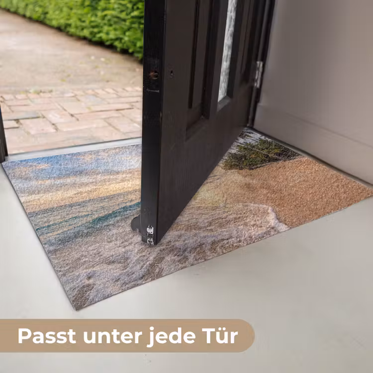 Strand - Zonsondergang - Tropisch - Natuur - Goud Deurmat klein -USP_DE