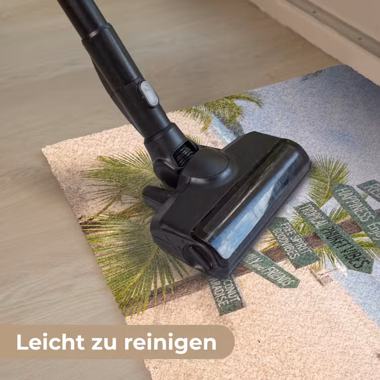 Fußmatte - Strand – Wegweiser – Palmen – Tropisch – Grün - Strand - Wegwijzer - Palmen - Tropisch - Groen Deurmat klein
