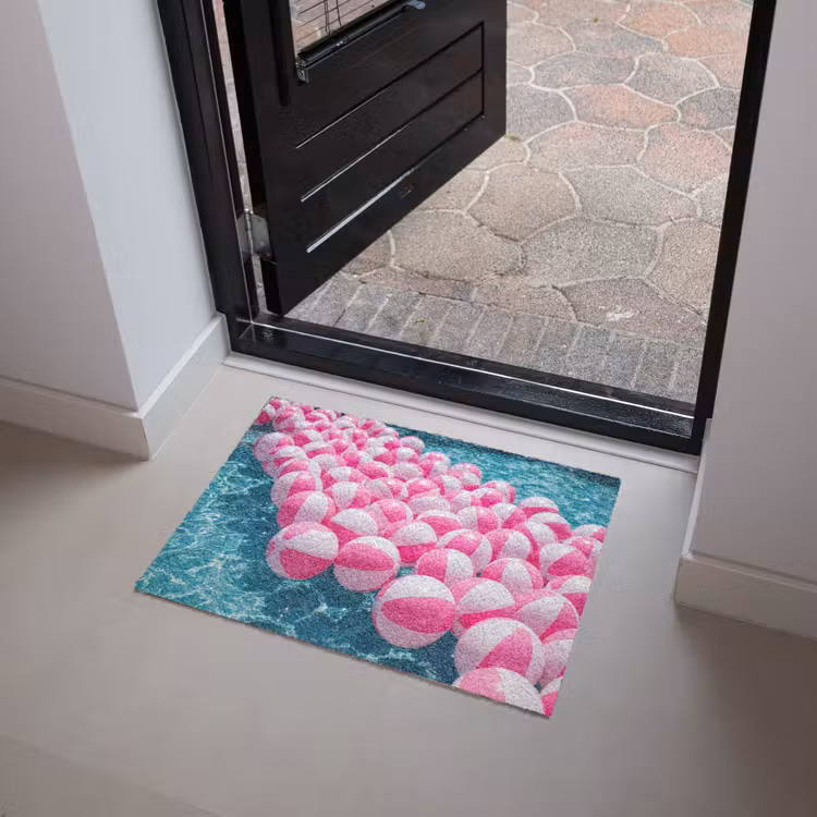 Strandballen - Roze - Water Deurmat klein -sfeer5