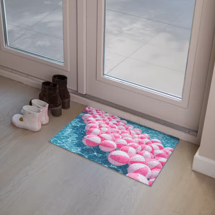 Strandballen - Roze - Water Deurmat klein -sfeer3