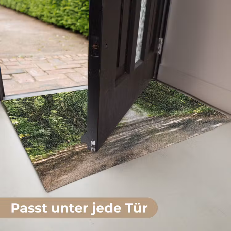 Weg - Bomen - Natuur - Groen Deurmat klein -USP_DE
