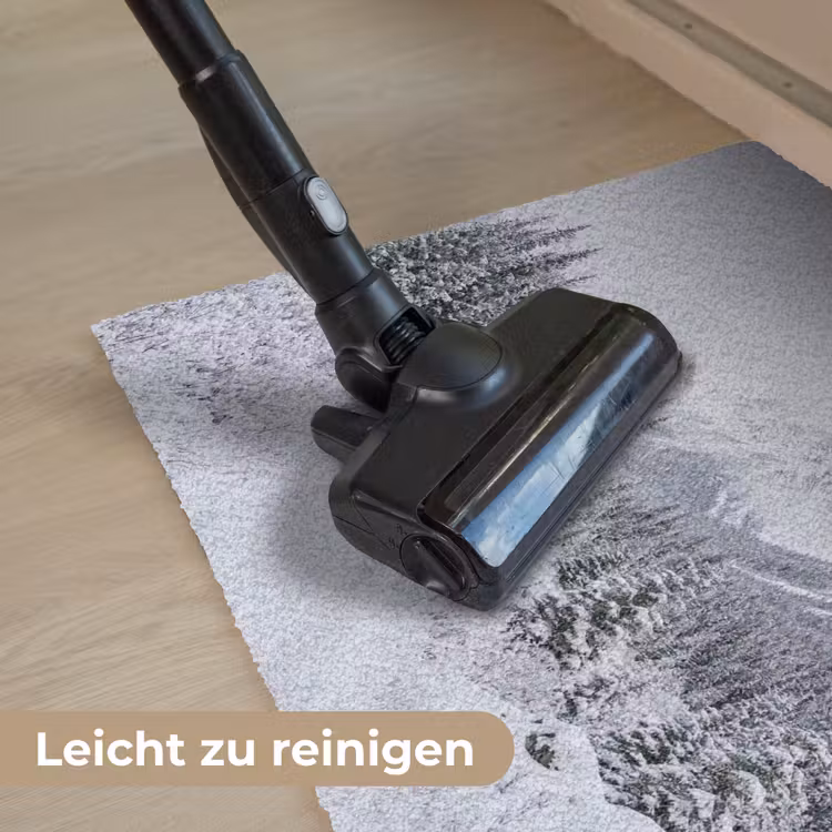Weg - Bergen - Sneeuw - Naaldbos - Avontuurlijk Deurmat klein -reinigen_DE