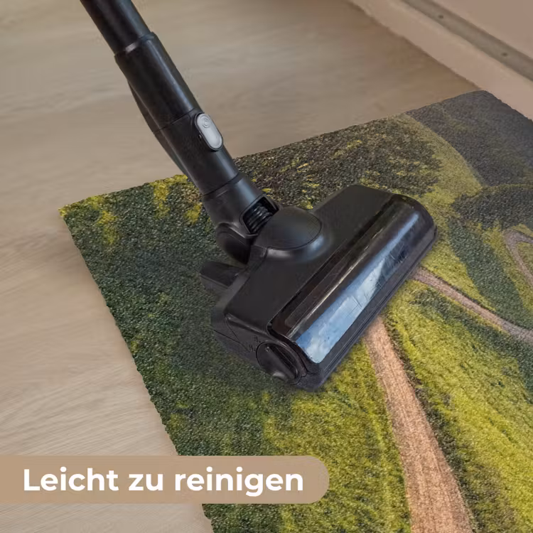 Weg - Weide - Natuur - Groen Deurmat klein -reinigen_DE