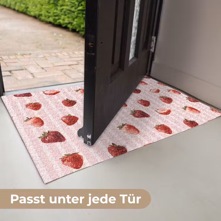 Strepen - Aardbei - Roze Deurmat klein 898 -USP_DE