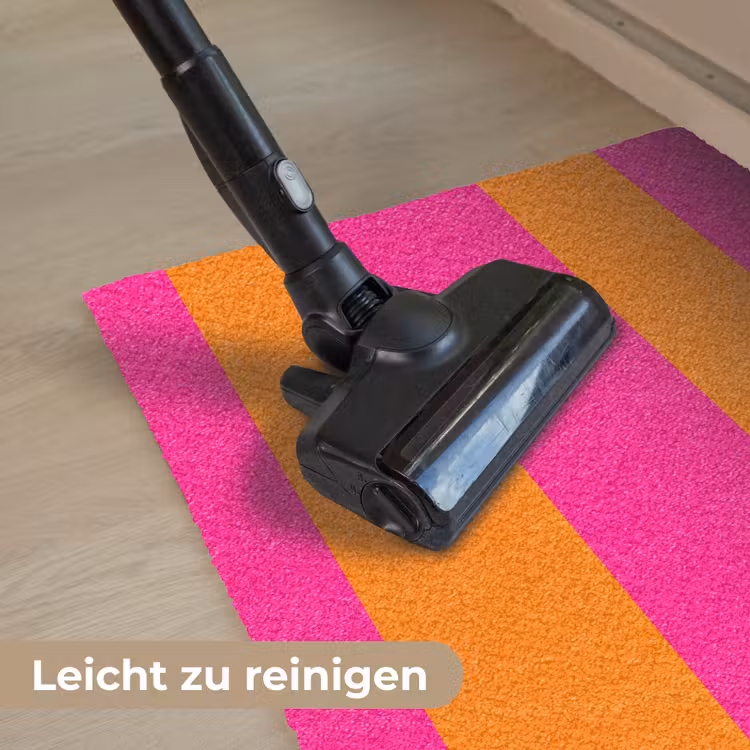 Strepen - Horizontaal - Roze Deurmat klein 898 -reinigen_DE