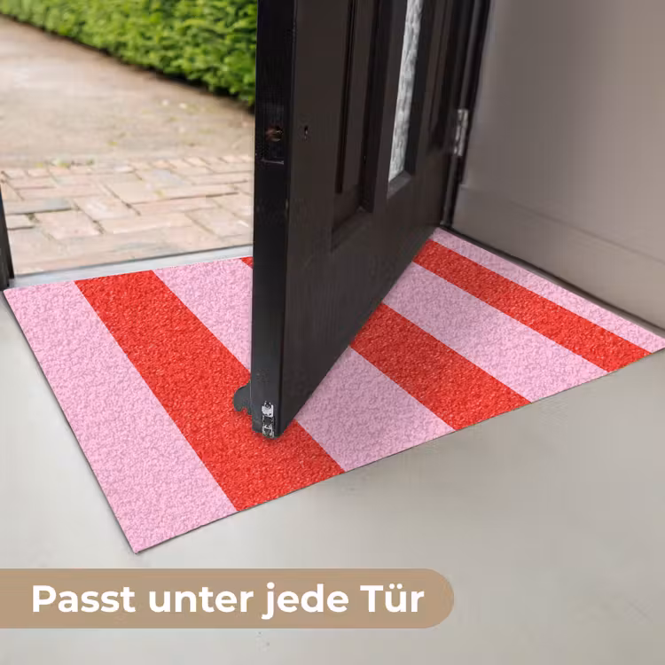 Strepen - Klassiek - Roze Deurmat klein 898 -USP_DE