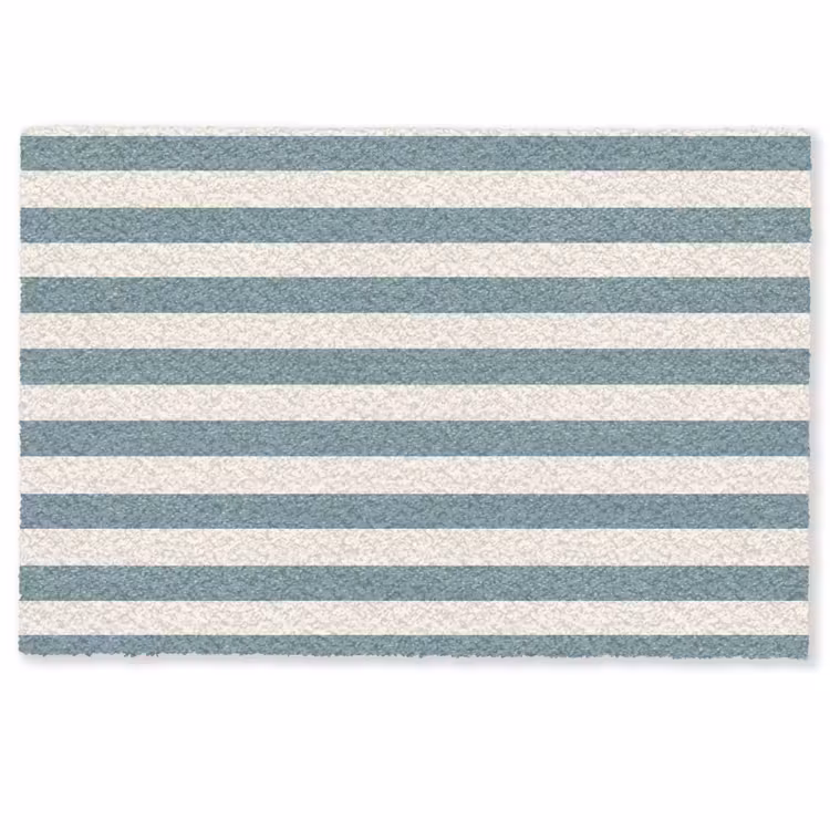 Strepen - Modern - Blauw Deurmat klein 898 -zkaufland3d