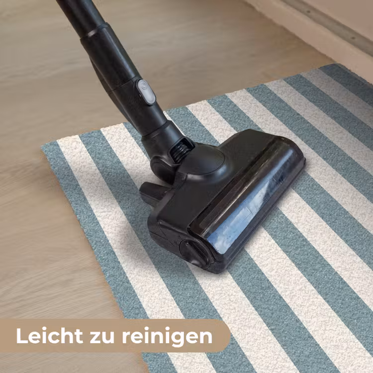 Strepen - Modern - Blauw Deurmat klein 898 -reinigen_DE