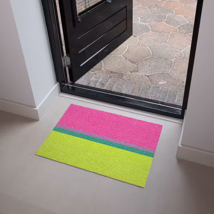 Strepen - Modern - Kleurrijk Deurmat klein -sfeer5