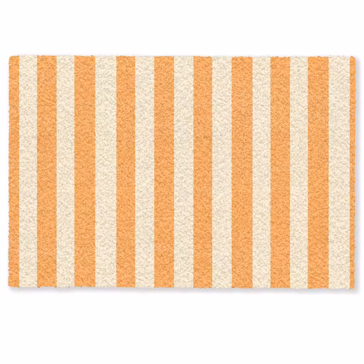 Strepen - Patroon - Oranje Deurmat klein 898 -zkaufland3d