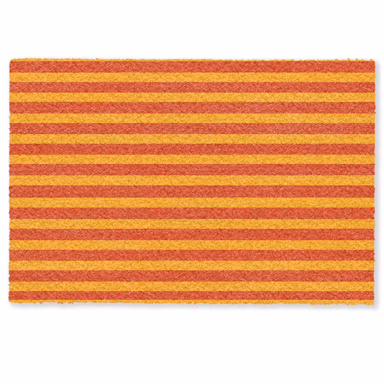 Strepen - Patroon - Oranje Deurmat klein 898 -zkaufland3d