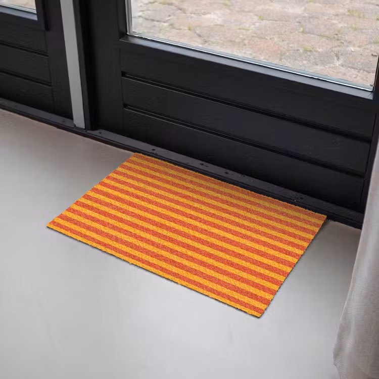 Strepen - Patroon - Oranje Deurmat klein 898 -sfeer2