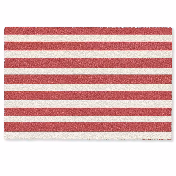 Strepen - Patroon - Rood Deurmat klein 898 -zkaufland3d
