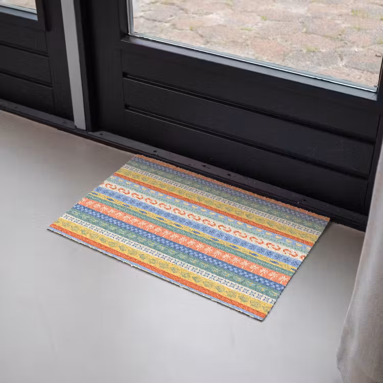 Strepen - Patroon - Zomer Deurmat klein 898 -sfeer2