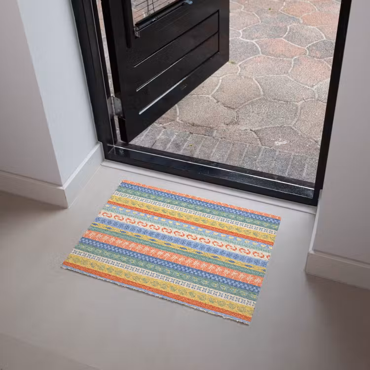 Strepen - Patroon - Zomer Deurmat klein 898 -sfeer5