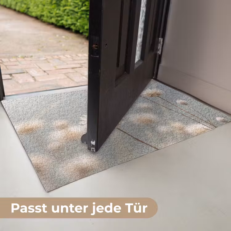 Strobloemen - Wit - Daglicht Deurmat klein -USP_DE