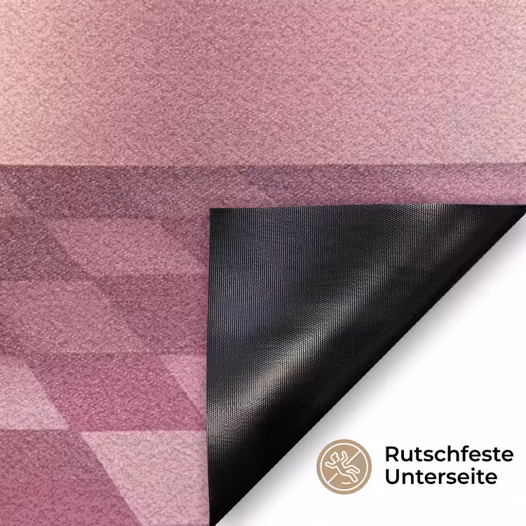 Stoel - Vaas - Bloemen - Geblokt Deurmat klein -antislip_DE