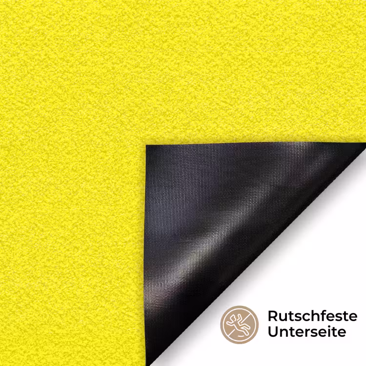 Sunshine - Glow - Geel Deurmat klein 898 -antislip_DE