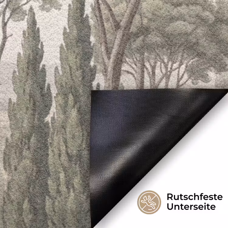 Vallei - Bos - Natuur - Groen Deurmat klein -antislip_DE