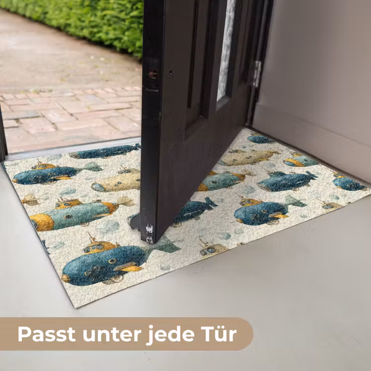 Duikboot - Fantasie - Kleurrijk Deurmat klein 898 -USP_DE