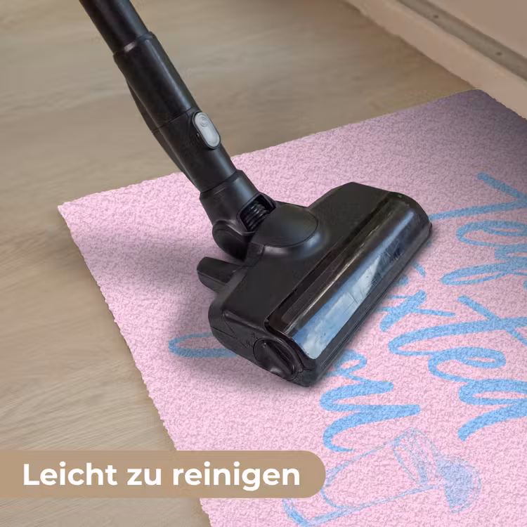Tequila texted you - Roze - Blauw Deurmat klein -reinigen_DE