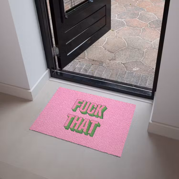 Tekst - Bold - Roze Deurmat klein -sfeer5