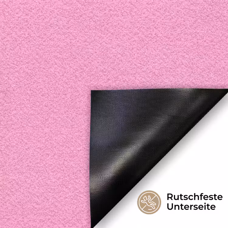 Tekst - Bold - Roze Deurmat klein -antislip_DE