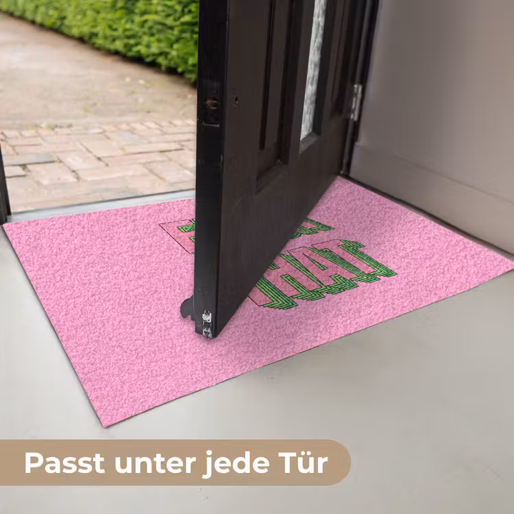Tekst - Bold - Roze Deurmat klein -USP_DE