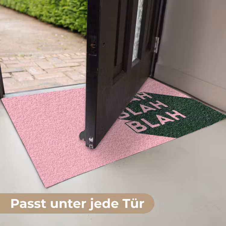 Tekst - Grafisch - Groen - Schaduw Deurmat klein -USP_DE