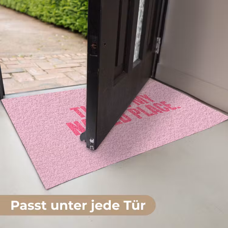 Tekst - Modern - Roze Deurmat klein -USP_DE