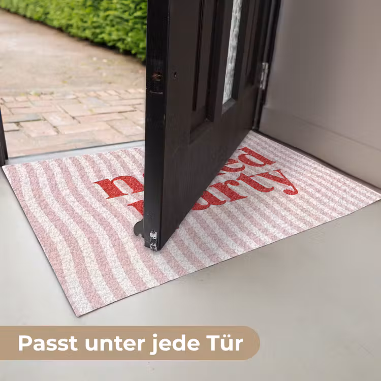 Tekst - Modern - Strepen Deurmat klein -USP_DE