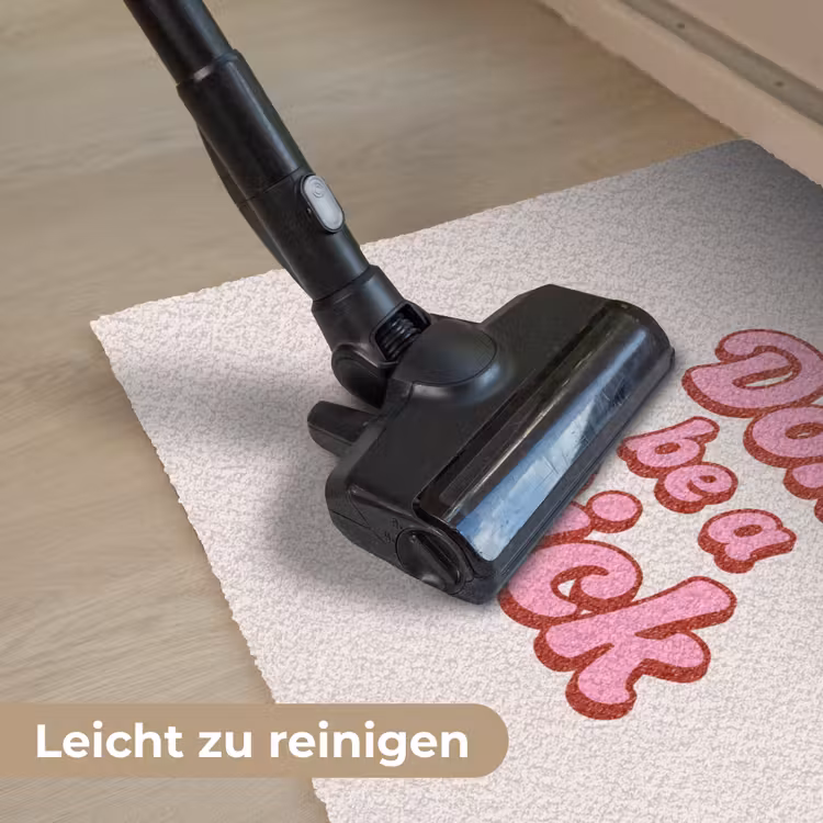 Tekst - Boodschap - Roze Deurmat klein -reinigen_DE