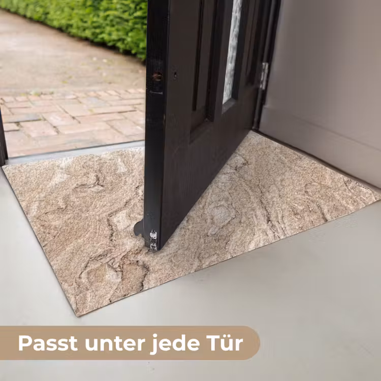 Textuur - Aders - Abstract - Modern - Beige Deurmat klein -USP_DE