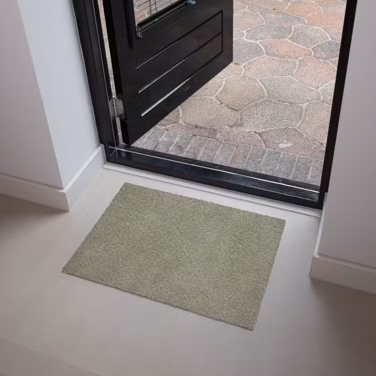 Textuur - Betonlook - Achtergrond - Modern - Groen Deurmat klein -sfeer5