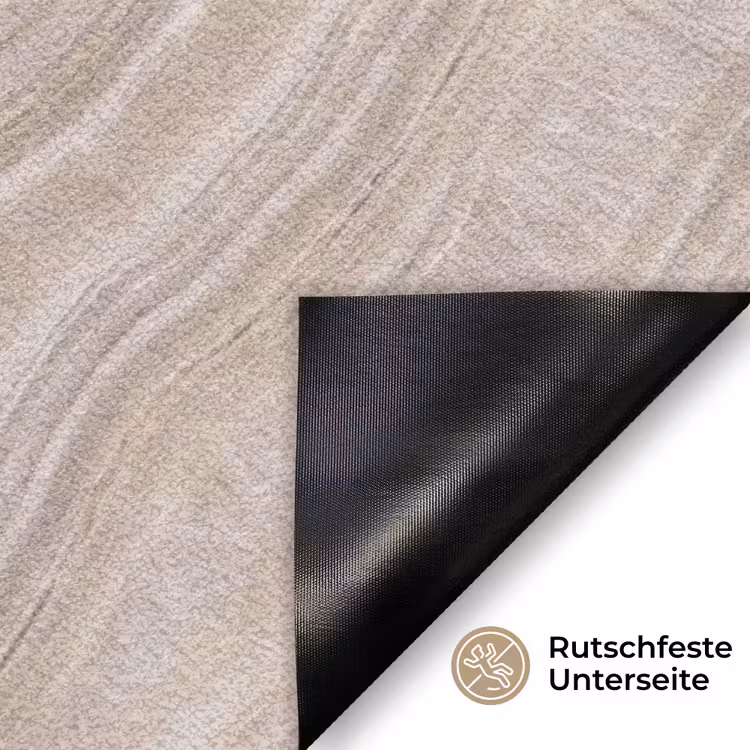 Textuur - Golvend - Abstract - Modern - Beige Deurmat klein -antislip_DE