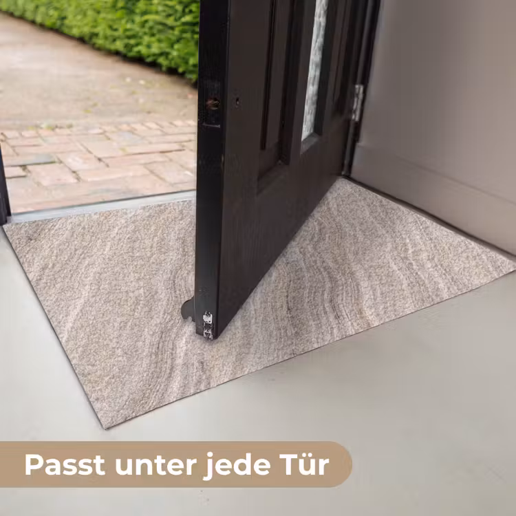 Textuur - Golvend - Abstract - Modern - Beige Deurmat klein -USP_DE