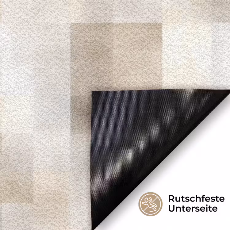 Textuur - Linnen - Beige Deurmat klein 898 -antislip_DE