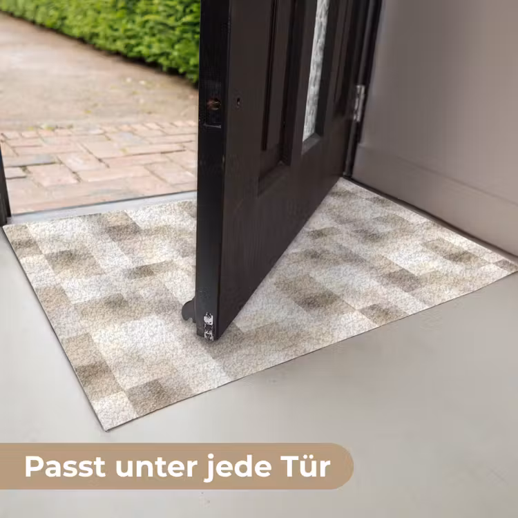 Textuur - Linnen - Beige Deurmat klein 898 -USP_DE