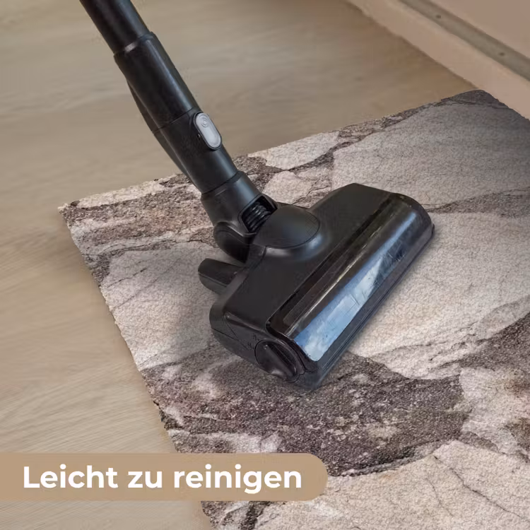 Textuur - Marmer - Abstract - Beige - Bruin Deurmat klein -reinigen_DE
